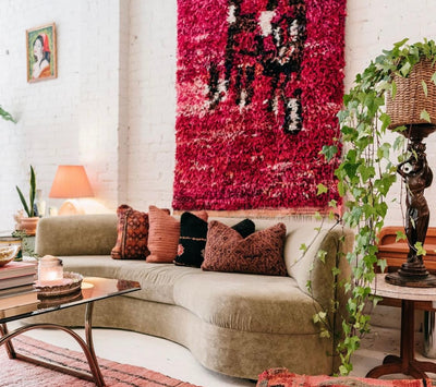 Hanging a Moroccan Rug on Your Wall: A Guide to Captivating Wall Art