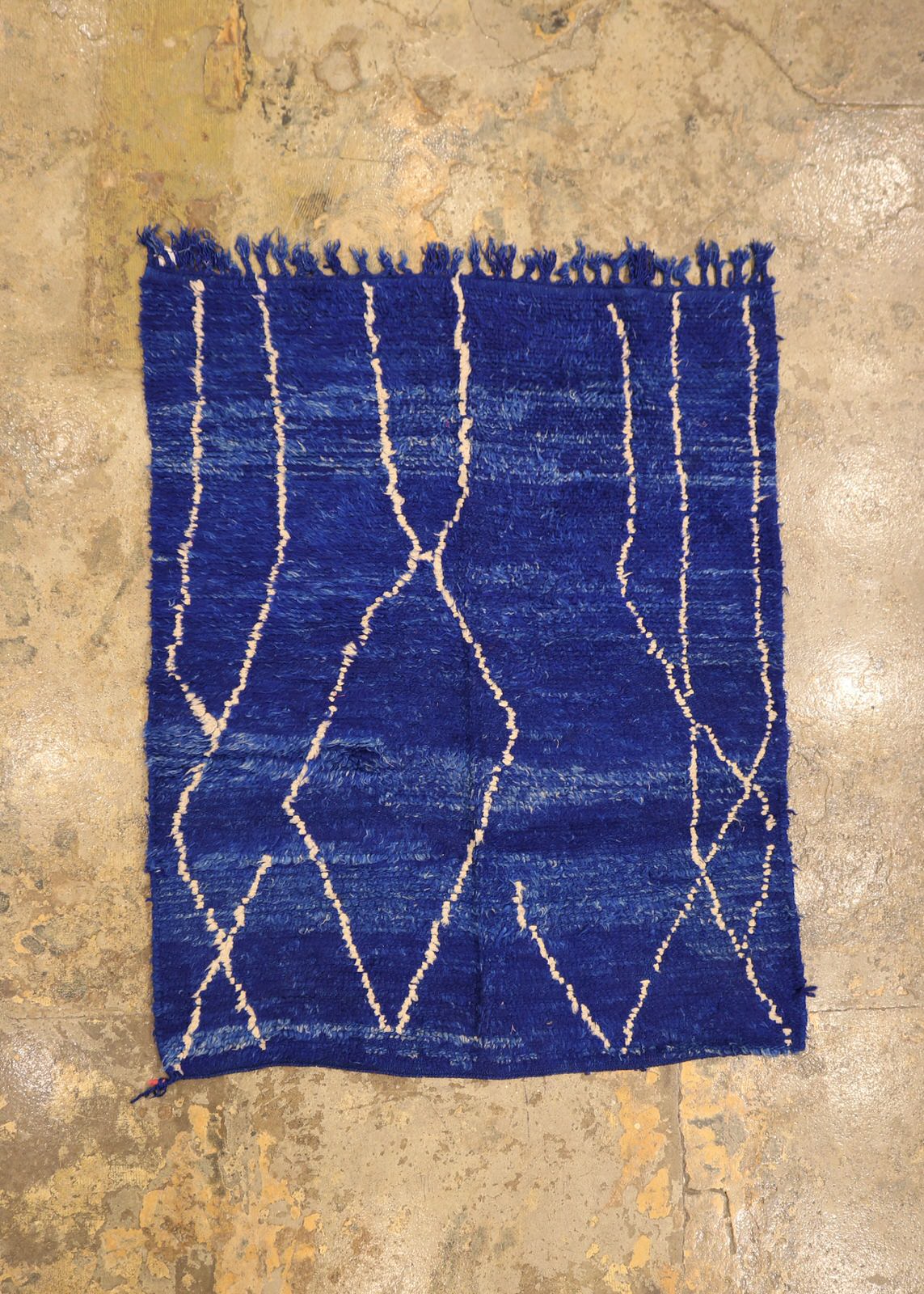 Reserved Beni Ourain Rug 4'4'' x 5'4'' F190 The Boho Lab
