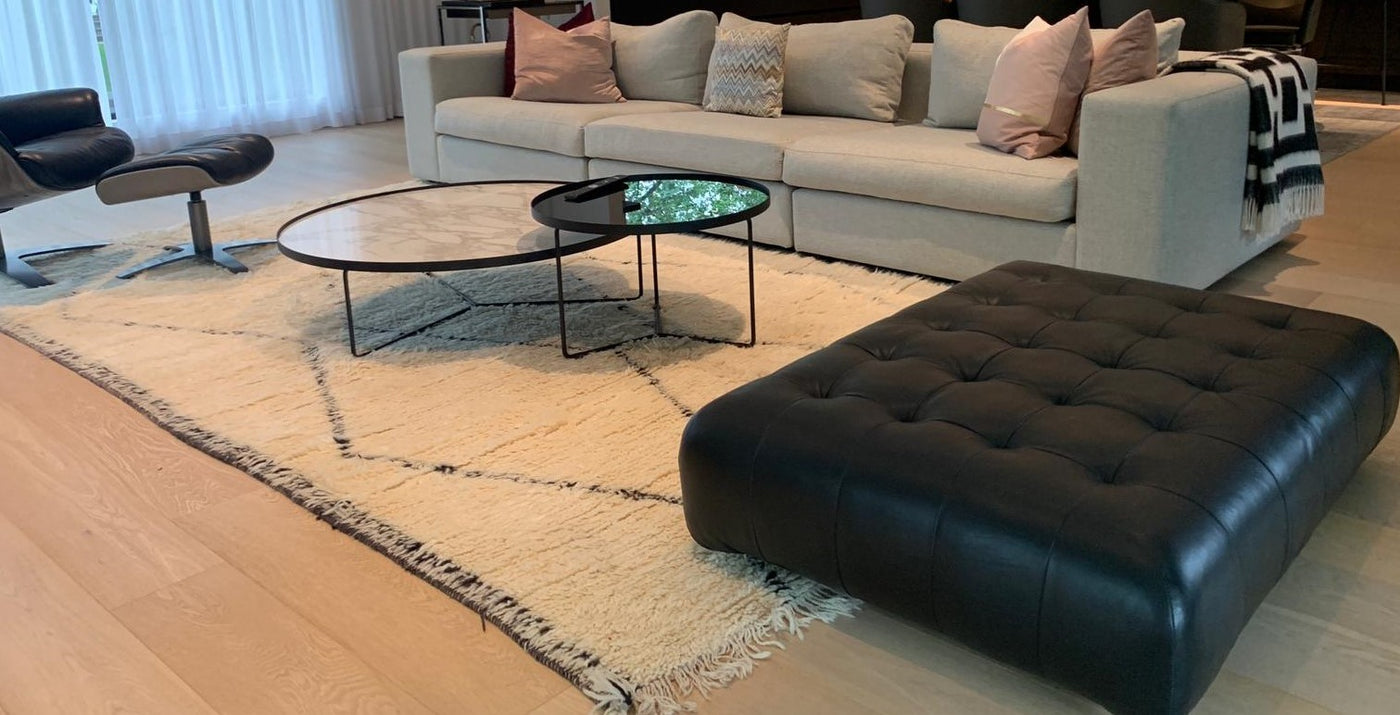 Beni Mrirt Carpet in living room