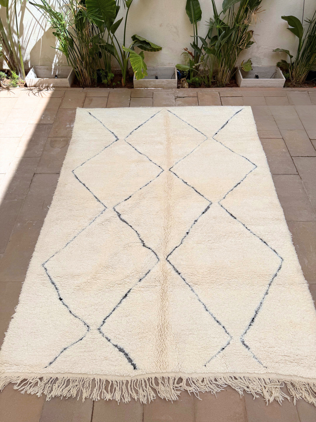 Beni Ourain Rug, Moroccan Carpet, Berber Rug, Handmade Carpet