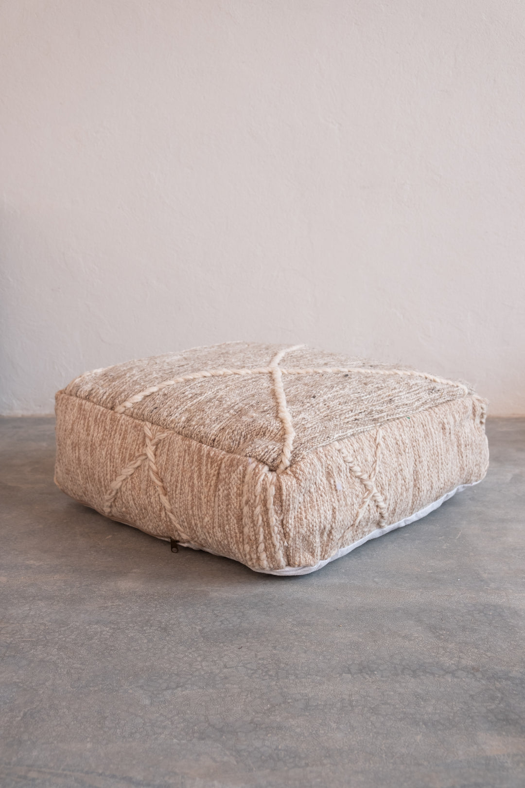 Kilim Pouf Moroccan Ottoman Floor Cushion The Boho Lab