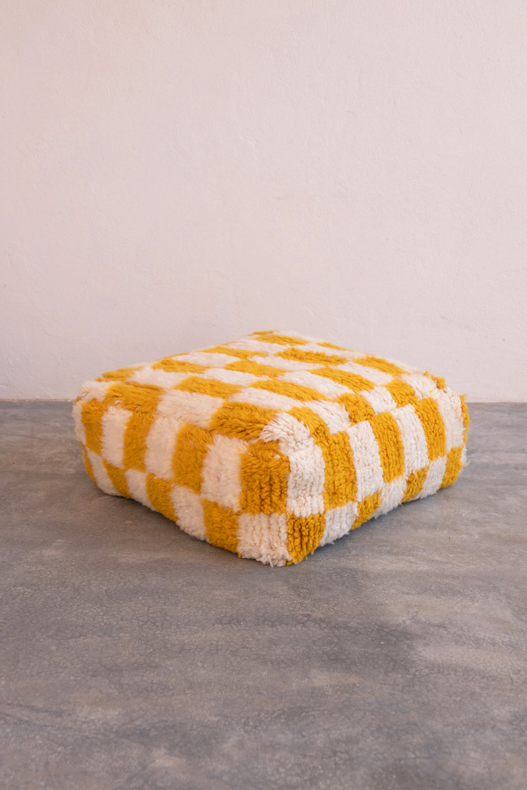 Checkered Pouf, 2024 Berber checker square Ottoman, Boho Floor Cushion , Moroccan pouf